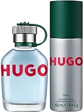 HUGO Man - Набор (edt/75ml+deo/150ml) — фото N1