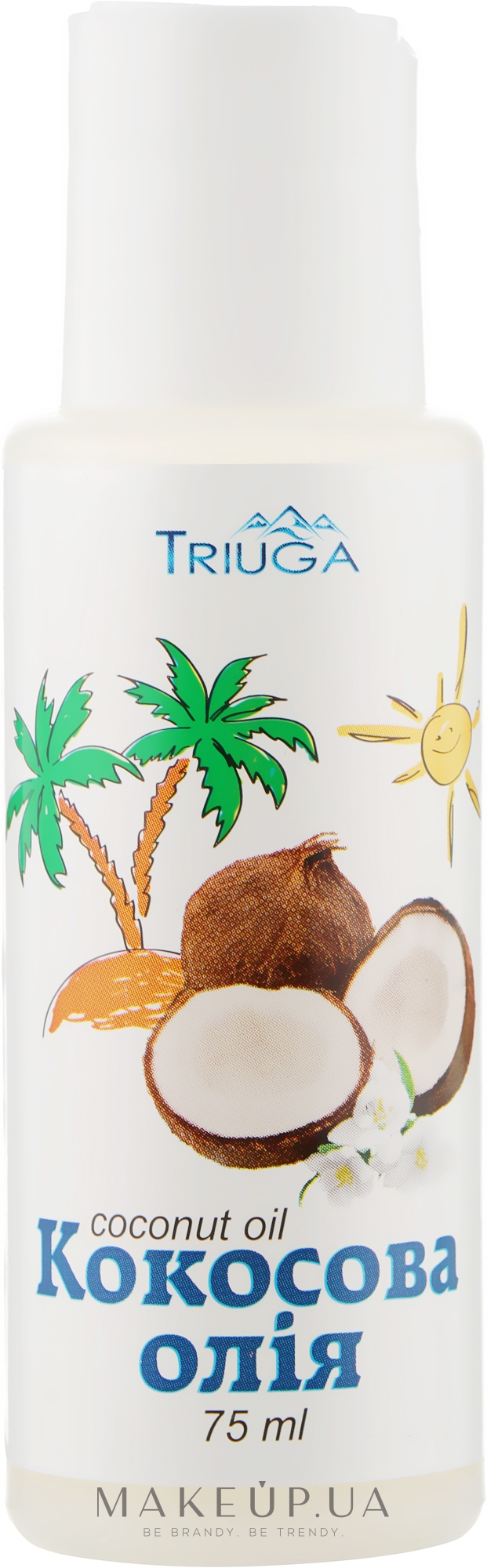 Аюрведическое, профилактическое кокосовое масло, холодного отжима - Triuga — фото 75ml