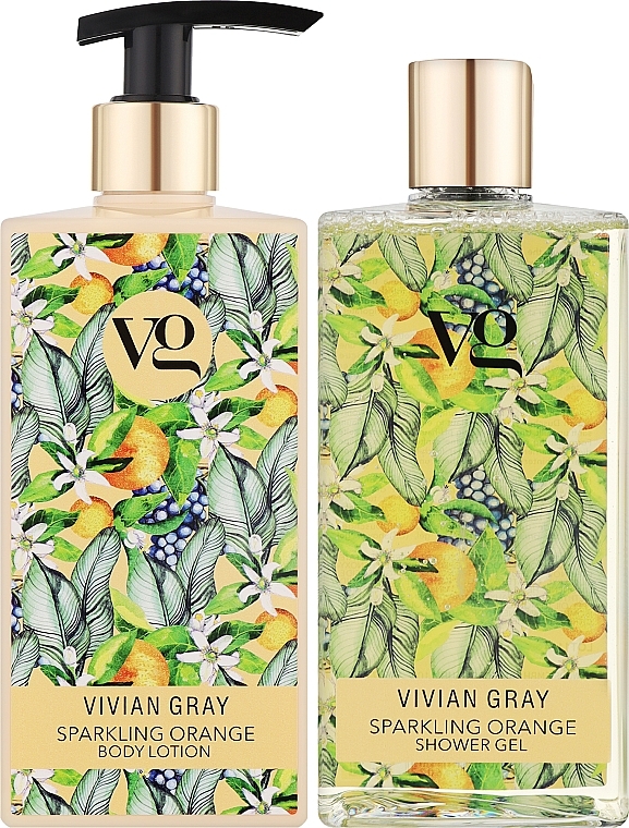 Набор - Vivian Gray Sparkling Orange (sh/gel/350ml + b/lot/350ml) — фото N2