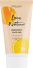 Тонизирующий гель для лица "Абрикос и апельсин" - Oriflame Love Nature Radiance Face Gel — фото N1