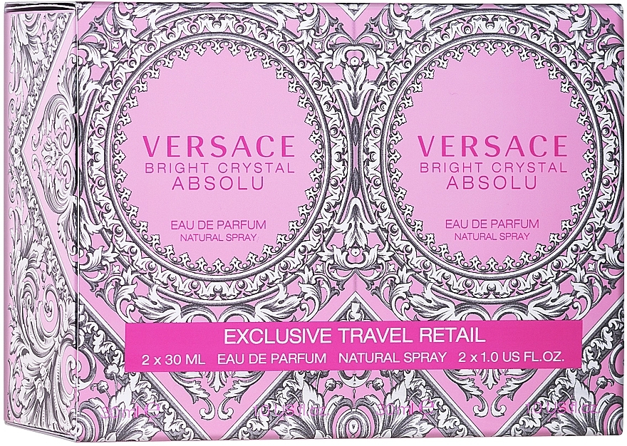 Versace Bright Crystal Absolu - Набір (edp/2*30ml) — фото N1