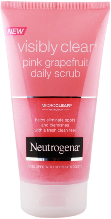 Скраб для обличчя - Neutrogena Visibly Clear Pink Grapefruit Daily Scrub — фото N1