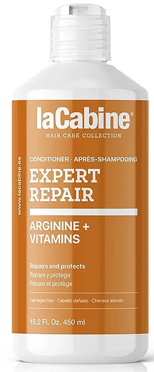 Відновлювальний кондиціонер для пошкодженого волосся з аргініном і вітамінами - La Cabine Expert Repair Arginine + Vitamins Conditioner — фото N1