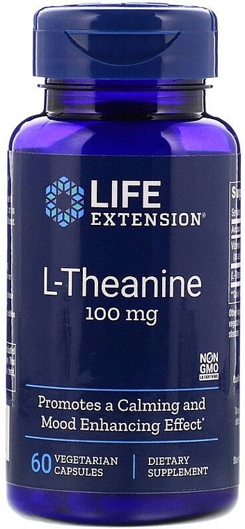 Харчова добавка "L-теанін" - Life Extension L-Theanine — фото N1