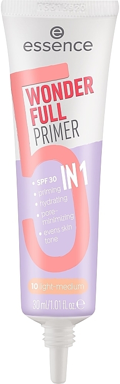 Праймер для обличчя 5 в 1 - Essence Wonder Full Primer 5 In 1 — фото N1