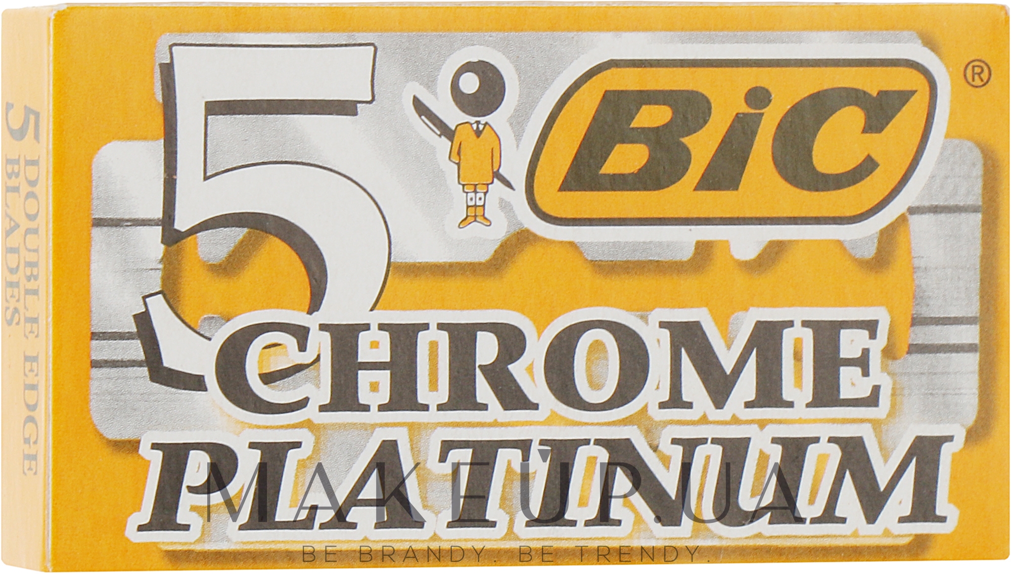 Набір лез для станка "Chrome Platinum" - Bic — фото 5шт