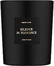 Poetry Home Black Round Red Box Silence In Florence - Набор (perfumed diffuser/250 ml + candle/200g) — фото N3
