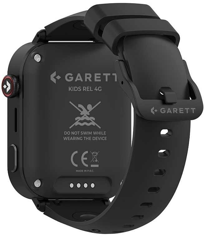 Смарт-часы для детей, черные - Garett Smartwatch Kids Rel 4G — фото N4