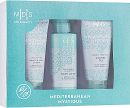 Духи, Парфюмерия, косметика УЦЕНКА Набор - Mades Cosmetics Mediterranean Mystique (sh/gel/150ml + b/lot/250ml + hand/nail/cr/100ml) *