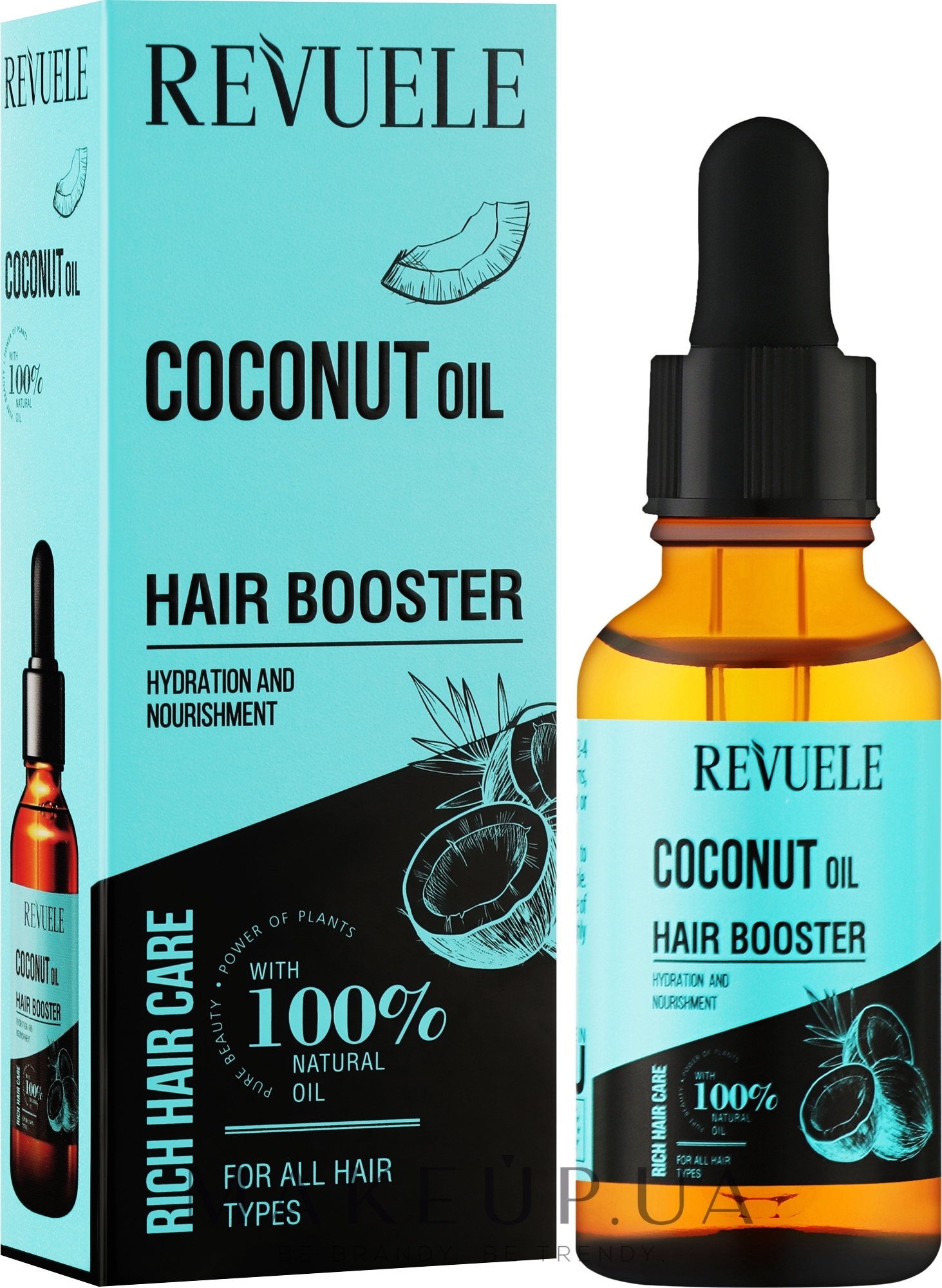 Кокосовое масло для волос - Revuele Coconut Oil Hair Booster — фото 30ml