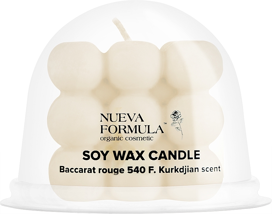 Ароматична свічка "Bubble ", Baccarat rouge 540 F.Kurkjian - Nueva Formula Candle — фото N2