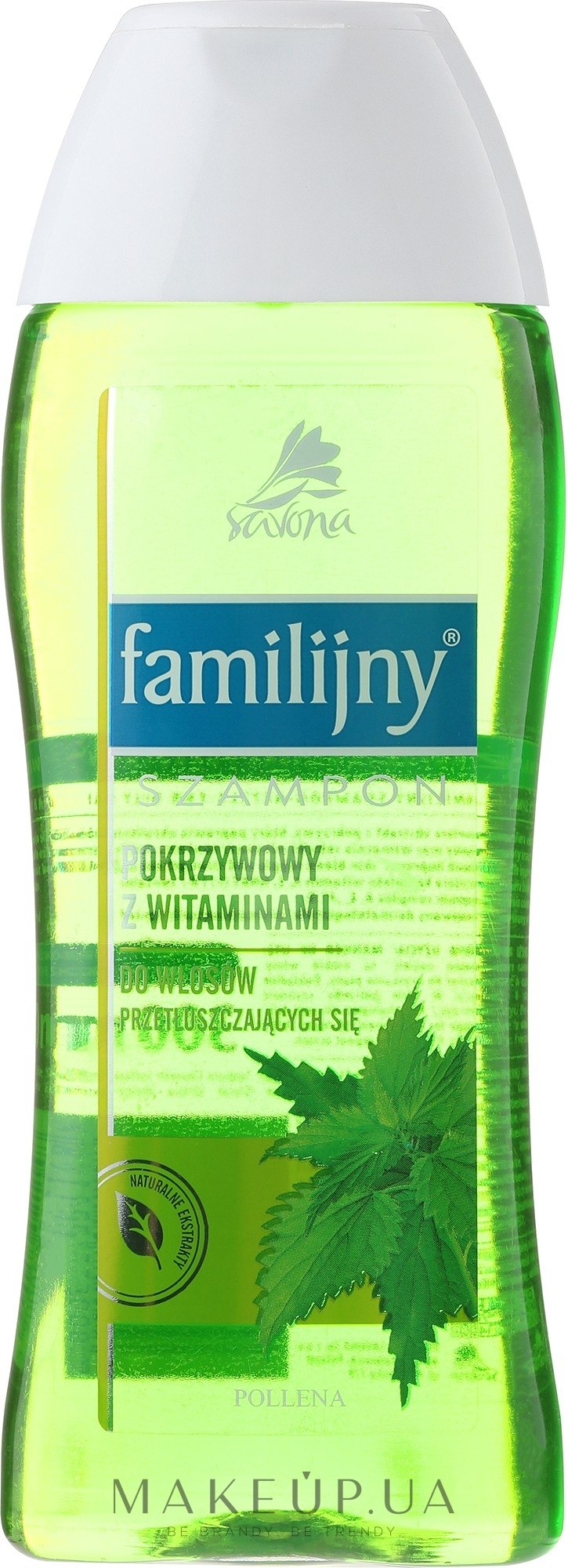 Шампунь с экстрактом крапивы - Pollena Savona Familijny Nettle & Vitamins Shampoo — фото 300ml