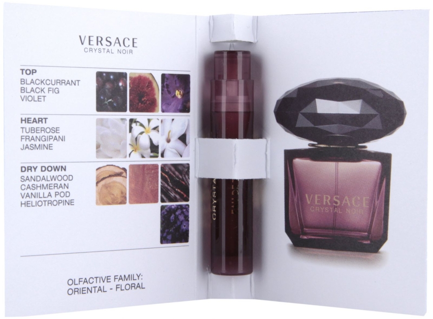 Versace Crystal Noir - Туалетная вода (пробник) — фото N3