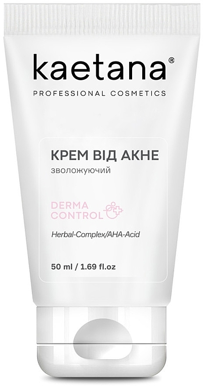 Крем "Від Акне", зволожуючий - Kaetana Derma Control — фото N2