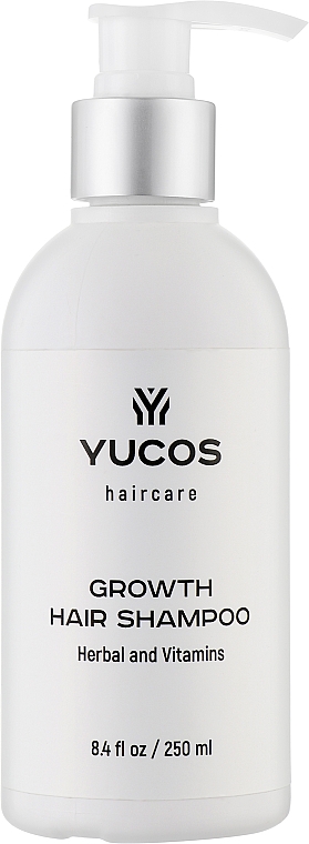 Шампунь для росту волосся з дозатором - Yucos Growth Hair Shampoo