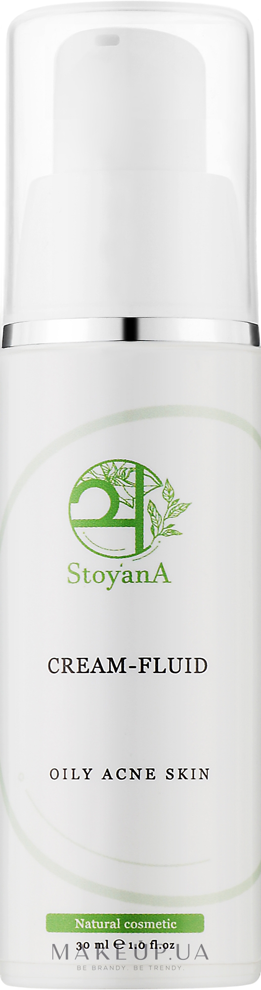Крем-флюид с активом BixActiv для лица - StoyanA Cream-Fluid Oily Acne Skin — фото 30ml