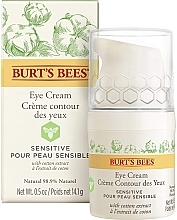Крем для чутливої шкіри навколо очей - Burt's Bees Sensitive Eye Cream — фото N2