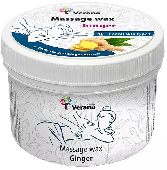 Воск для массажа "Имбирь" - Verana Massage Wax Ginger — фото N1