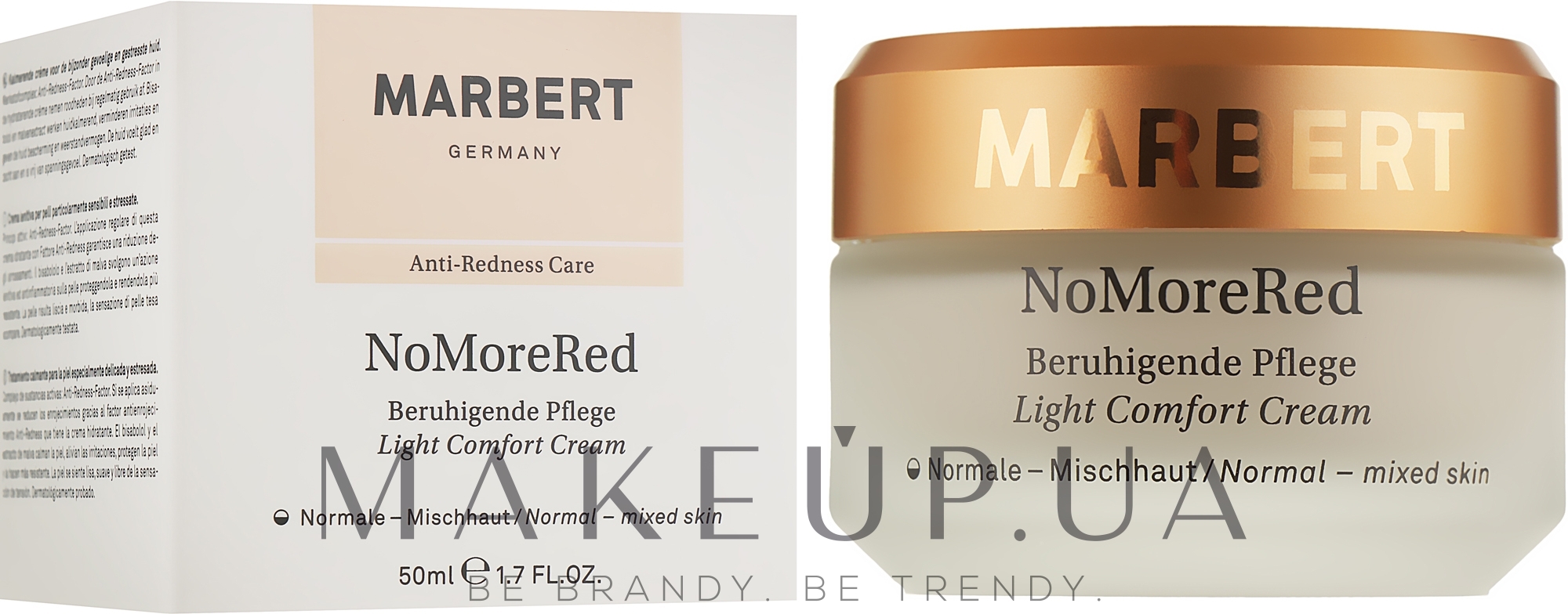 Легкий крем против покраснений - Marbert No More Red Anti-Redness Cream- light — фото 50ml