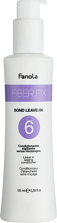 Незмивний кондиціонер для волосся - Fanola Fiber Fix Bond 6 Leave-in Sealing Conditioner — фото N1