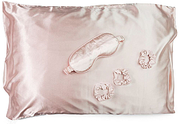 Набір для сну, рожевий - Zoë Ayla Silky Beauty Sleep Collection — фото N2