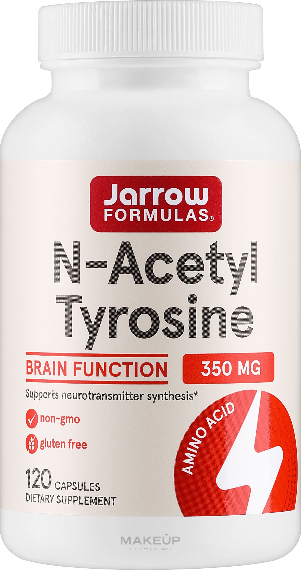 Ацетил тирозин - Jarrow Formulas N-Acetyl Tyrosine, 350 mg  — фото 120шт