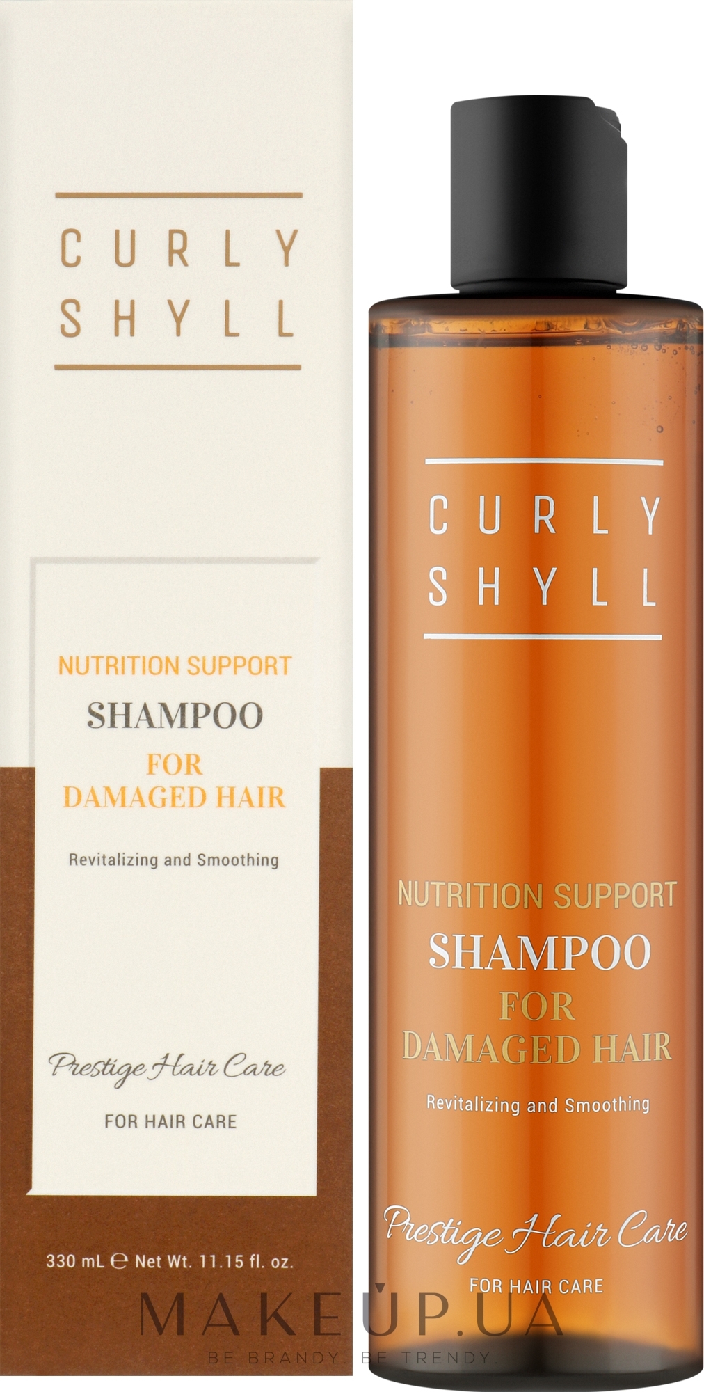 Восстанавливающий питательный шампунь - Curly Shyll Nutrition Support Shampoo — фото 330ml
