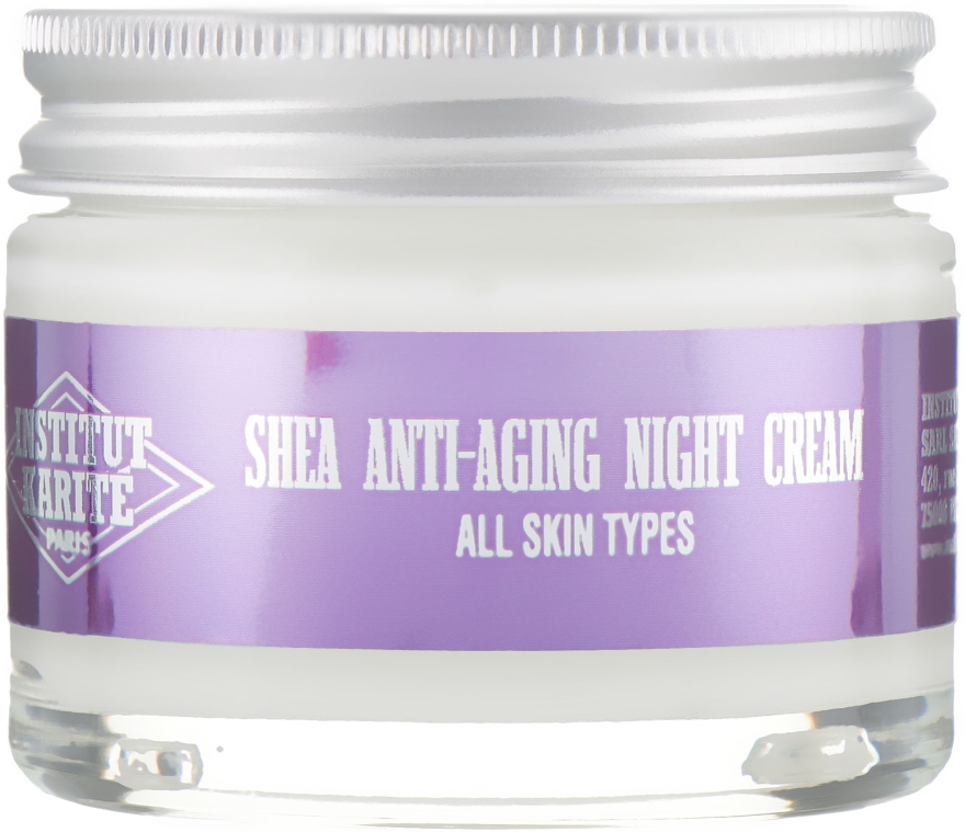 Крем для обличчя нічний - Institut Karite Shea Anti-Aging Night Cream — фото N2