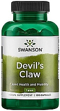Пищевая добавка "Коготь Дьявола", 500мг - Swanson Devil's Claw — фото N1