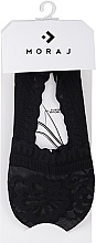 Парфумерія, косметика Шкарпетки жіночі низькі мереживні, 1 пара, чорні - Moraj