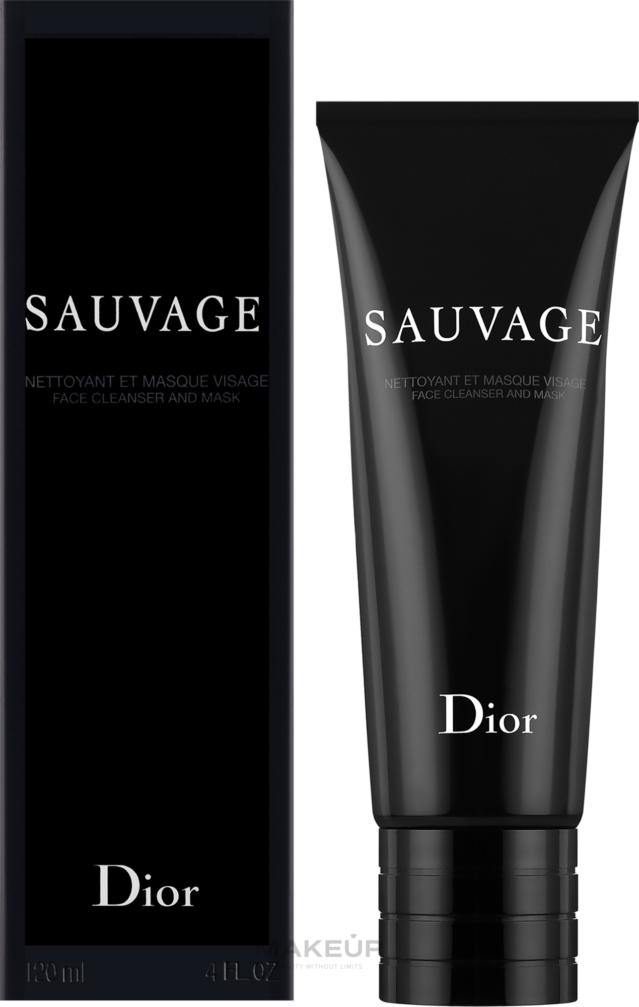 Dior Sauvage Face Cleanser and Mask - Очищувальний засіб і маска для обличчя — фото 120ml