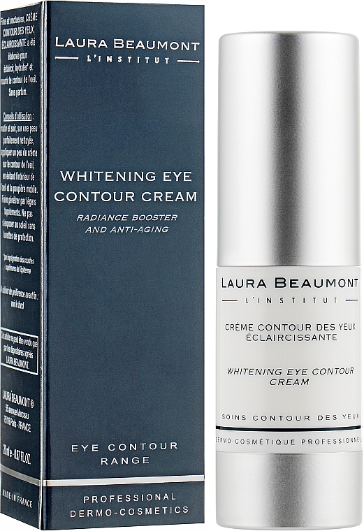 Отбеливающий крем вокруг глаз - Laura Beaumont Whitening Eye Contour Crem — фото N2