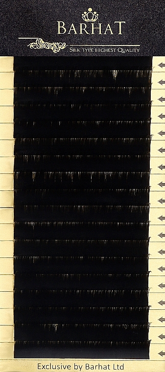 Накладные ресницы B 0,05 мм (13 мм), 18 линий - Barhat Lashes — фото N1