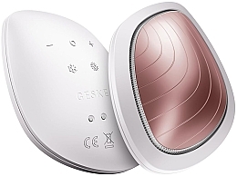 Звуковая маска для лица "Тепло и холод" - Geske Sonic Warm & Cool Mask 9 In 1 White Rose Gold — фото N1