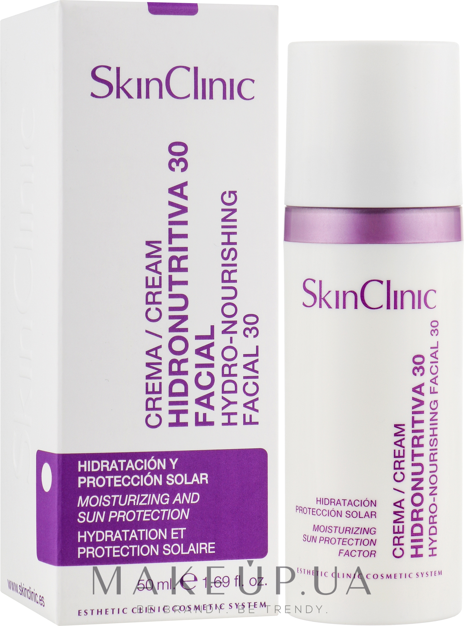Крем гидро-питательный для лица с SPF30 - SkinClinic Hydro-Nourishing Facial Cream SPF30  — фото 50ml