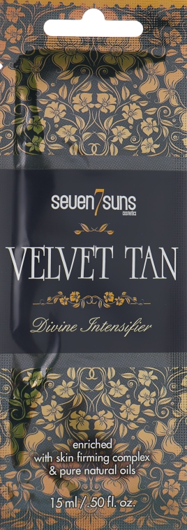 Крем для загара в солярии с японской формулой молодости - 7suns Velvet Tan (пробник)