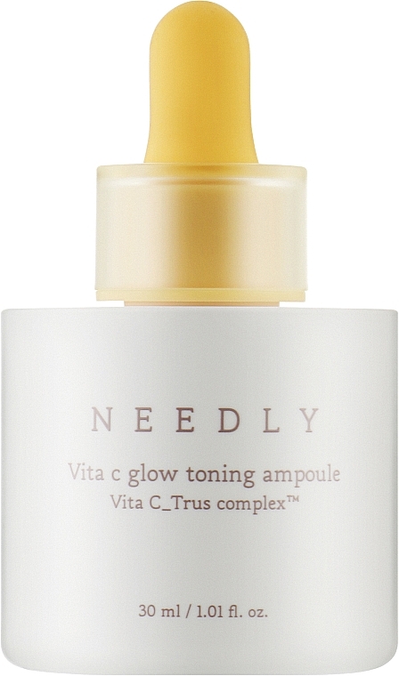 Тонізувальна сироватка з вітаміном С для сяйва шкіри - Needly Vita C Glow Toning Ampoule — фото N1