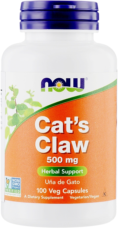 Вітаміни "Котячий кіготь" - Now Foods Cats Claw — фото N1