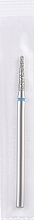 Парфумерія, косметика Фреза алмазна, усічений конус, L-10 мм, 1.8 мм, синя - Head The Beauty Tools