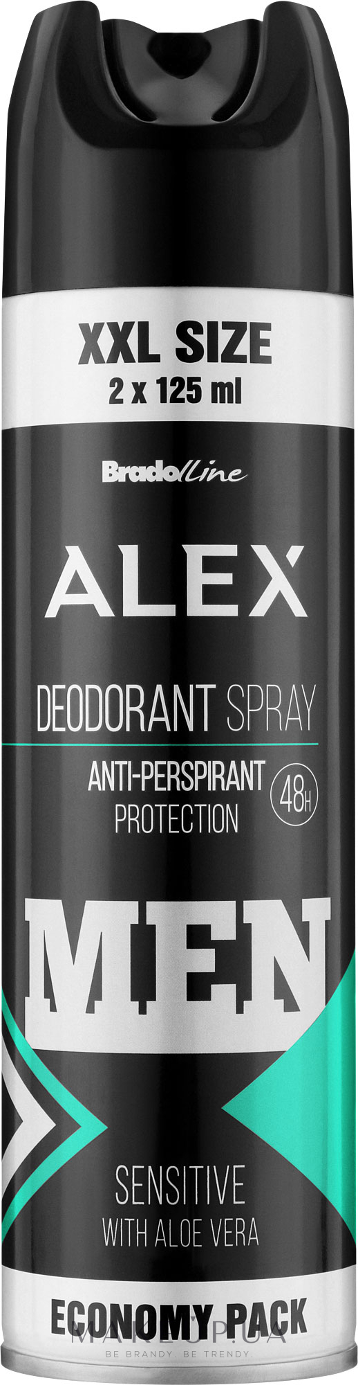 Дезодорант-спрей для мужчин - Bradoline Alex Sensitive Deodorant — фото 250ml