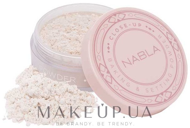 Рассыпчатая пудра для лица - Nabla Close-Up Baking Setting Powder — фото Translucent