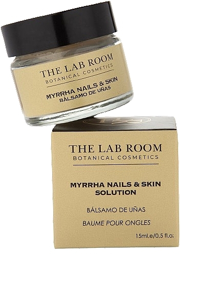 Бальзам для слабких нігтів та загрубілої шкіри - The Lab Room Myrrha Nails & Skin Solution — фото N3