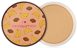 Розсипна пудра для обличчя, шоколадно-бананова - I Heart Revolution Loose Baking Powder Chocolate Banana — фото N2