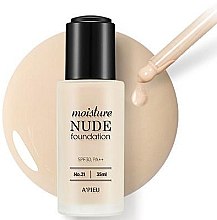 Духи, Парфюмерия, косметика Тональная основа - A'pieu Moisture Nude Foundation SPF30