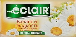 Мило туалетне "Баланс і гладкість з екстрактом ромашки та вітаміном Е" - Eclair Herbal Therapy — фото N1