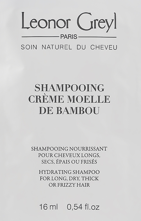 Шампунь-кондиционер для длинных волос - Leonor Greyl Shampooing Creme Moelle de Bambou (мини)