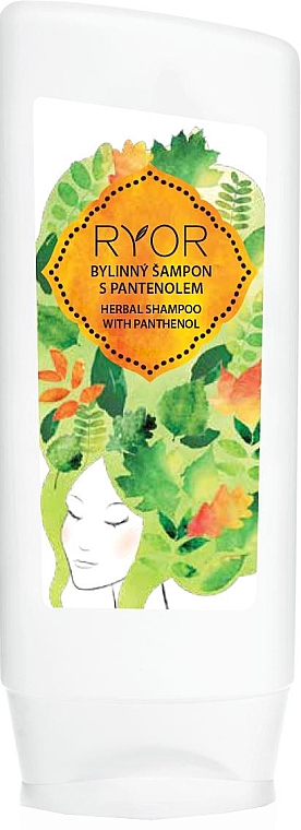 Трав'яний шампунь для волосся з пантенолом - Ryor Herbal Shampoo With Panthenol — фото N1