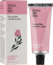 Пилинг для лица с цветочными кислотами - Make Me Bio Garden Roses Face Peeling With Floral Acids — фото N2