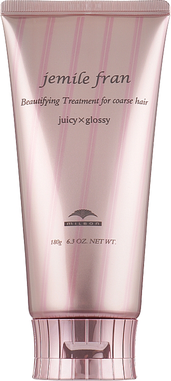 Бальзам-кондиціонер для інтенсивного зволоження і блиску волосся - Milbon Jemile Fran Treatment Juicy+Glossy — фото N1