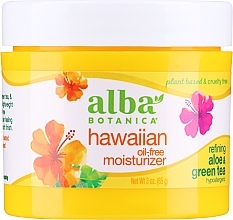 Нежирний зволожуючий крем - Alba Botanica Natural Hawaiian Oil Free Moisturizer Refining Aloe & Green Tea — фото N1